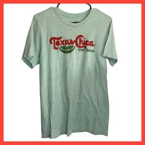 Tumbleweed Texstyles Texas Chica Con Lima Graphic Tee Heather Mint Green M
